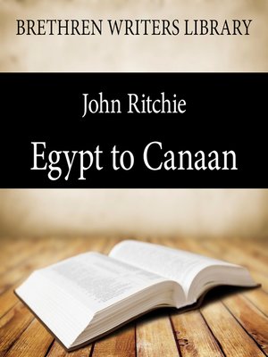 cover image of Egypt to Canaan